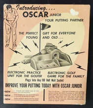 Load image into Gallery viewer, Vintage Oscar Junior Putting Partner With Golf Ball
