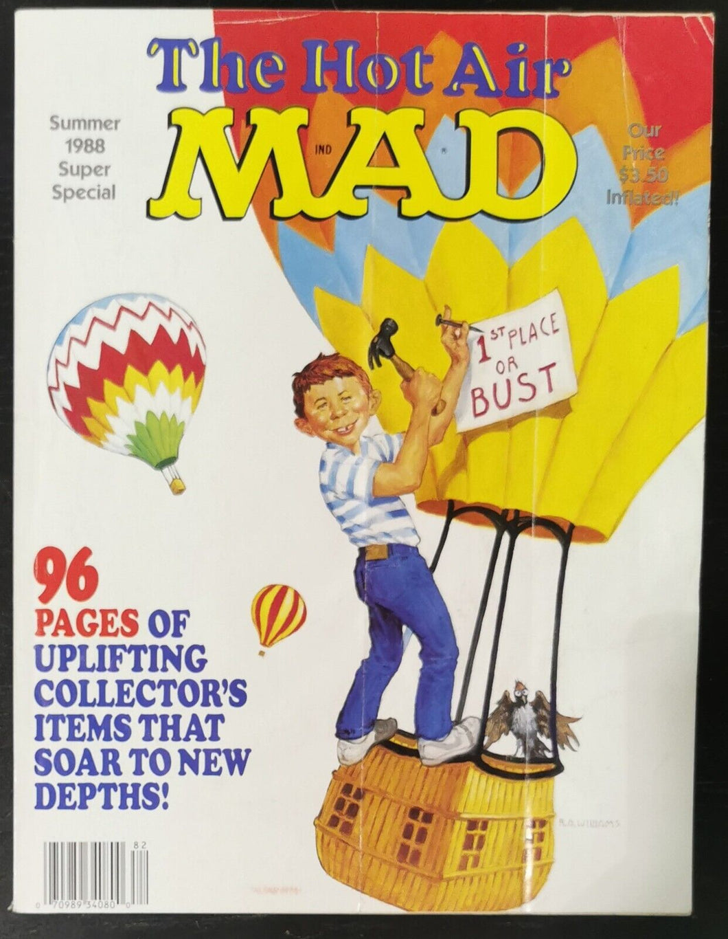 1988 Mad Magazine - The Hot Air Mad