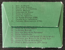 Load image into Gallery viewer, 1940 Mini Postcards Booklet Rouen France by Yvon - Black and White Postcards
