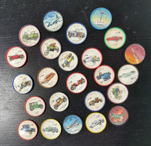 Load image into Gallery viewer, Jello Hostess Automobile Car Coins 1960s Plastic Lot Of 19
