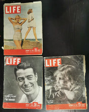 Load image into Gallery viewer, Life Magazine Issued 1947 Jan 13, 1947 Oct 20, 1949 Aug 1
