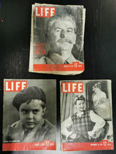 Load image into Gallery viewer, Life Magazine Issued 1942 Aug 3, 1942 Nov 16, March 29, 1943
