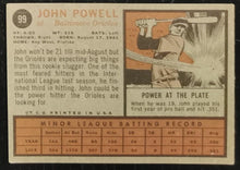Load image into Gallery viewer, 1962 Topps John Powell #99 Baseball Card VG-EX
