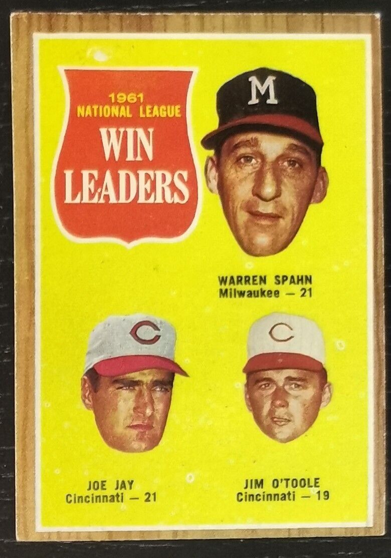 1962 Topps Pitching Victory Leaders #58 Baseball Card VG-EX