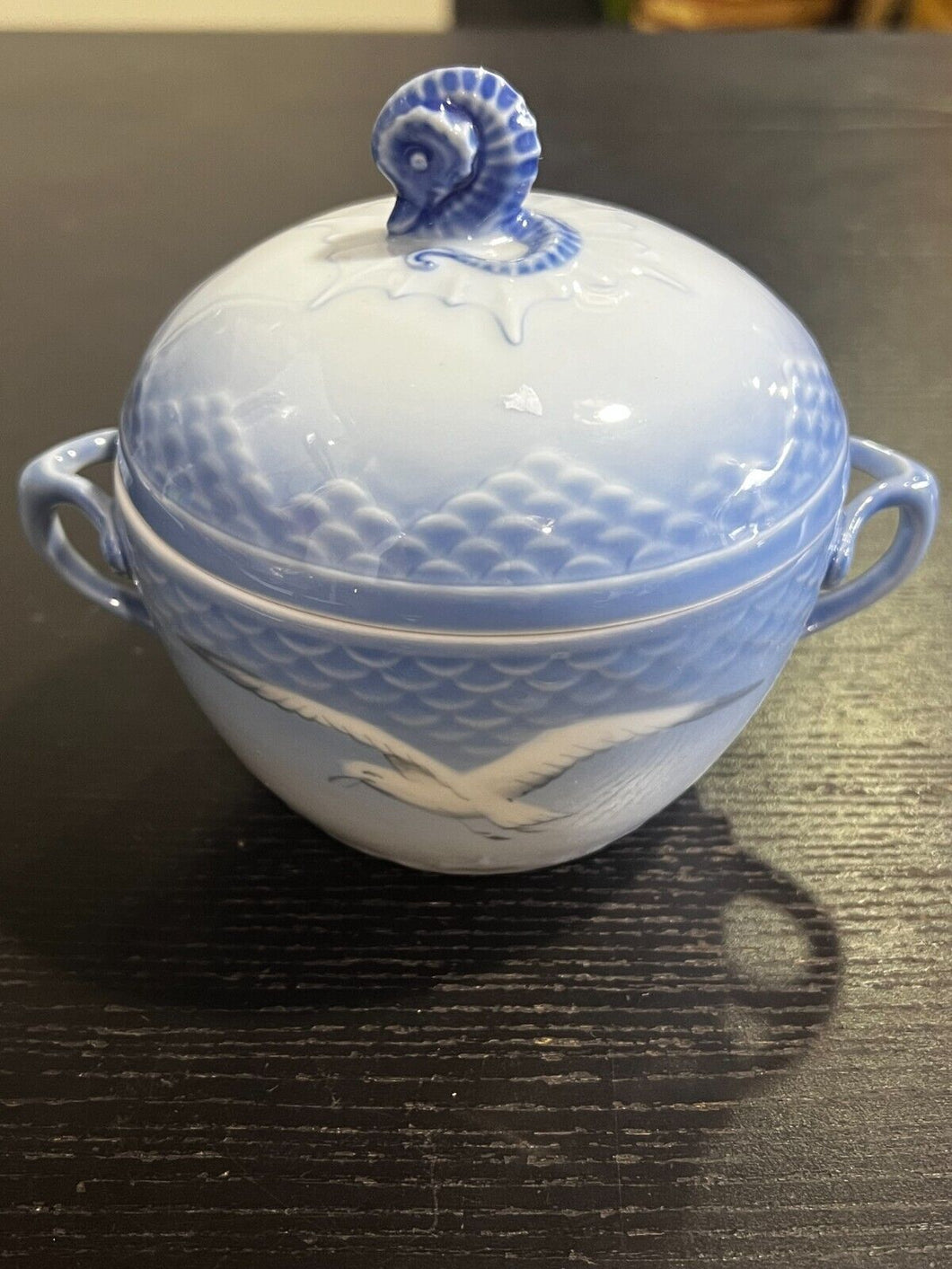 Vintage Bing & Grondahl - Seagull Sugar Bowl - Made in Denmark (94)