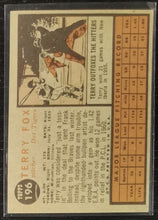 Load image into Gallery viewer, 1962 Topps Terry Fox #196 Baseball Card VG-EX
