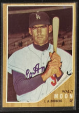 Load image into Gallery viewer, 1962 Topps Wally Moon #190 Baseball Card EX
