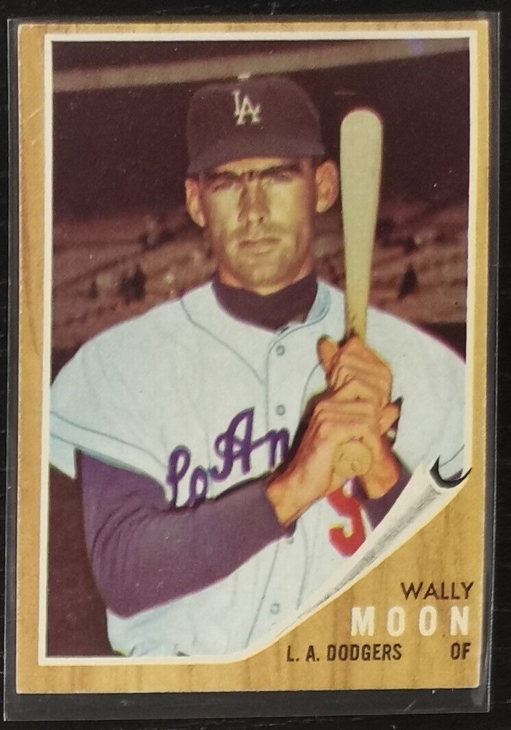 1962 Topps Wally Moon #190 Baseball Card EX