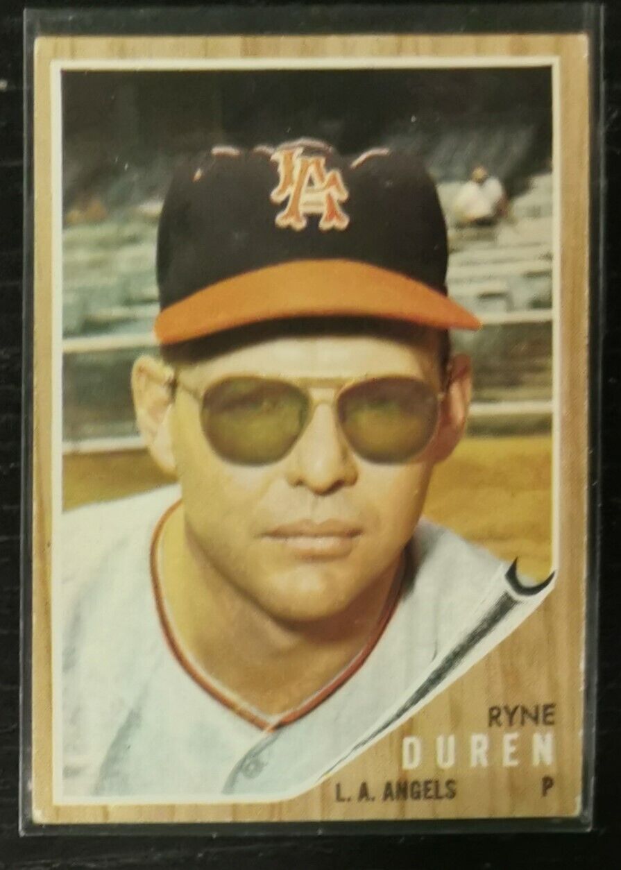 1962 Topps Ryne Duren #388 Baseball Card EX