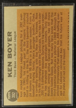 Load image into Gallery viewer, 1962 Topps Ken Boyer #392 Baseball Card VG-EX
