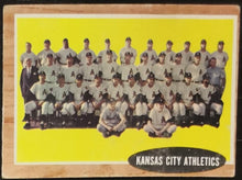 Load image into Gallery viewer, 1962 Topps Kansas City Athletics - 1961 #384 Baseball Card VG-EX
