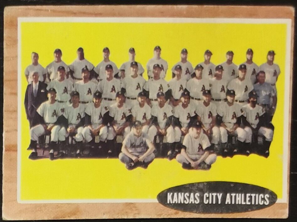 1962 Topps Kansas City Athletics - 1961 #384 Baseball Card VG-EX