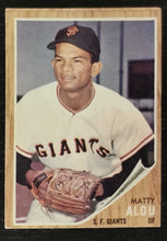 Load image into Gallery viewer, 1962 Topps Matty Alou #413 Baseball Card VG-EX
