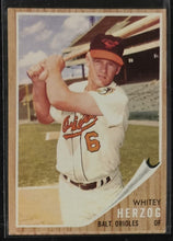 Load image into Gallery viewer, 1962 Topps Whitey Herzog #513 Baseball Card VG-EX
