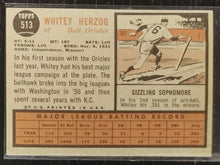 Load image into Gallery viewer, 1962 Topps Whitey Herzog #513 Baseball Card VG-EX
