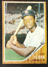 Load image into Gallery viewer, 1962 Topps Cury Flood #590 Baseball Card VG-EX
