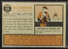 Load image into Gallery viewer, 1962 Topps Russ Kemmerer #576 Baseball Card VG-EX
