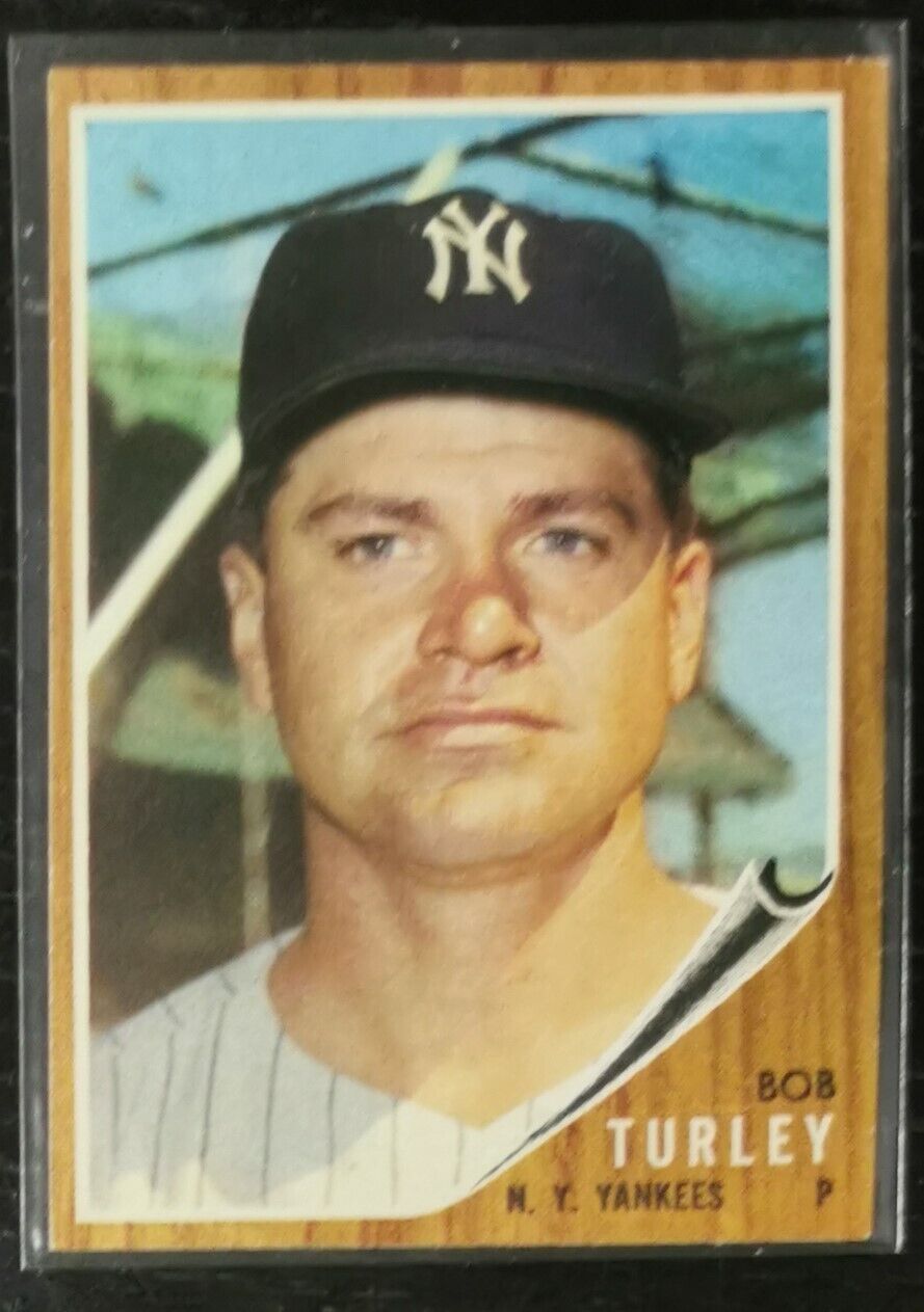 1962 Topps Bob Turley #589 Baseball Card EX