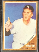 Load image into Gallery viewer, 1962 Topps Birdie Tebbetts #588 Baseball Card VG-EX
