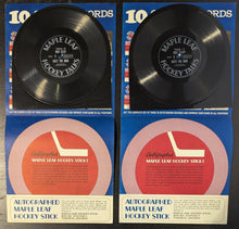 Load image into Gallery viewer, ESSO 1966-67 Maple Leaf Hockey Talks Records #7 Brit Selby, #9 Ron Ellis
