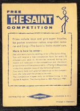 Load image into Gallery viewer, 1966 Roger Moore The Saint San Portex Card #25 in a series of 72
