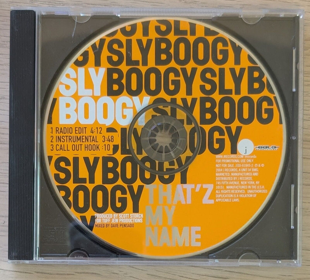 That'z My Name by Sly Boogy (CD, 2004)
