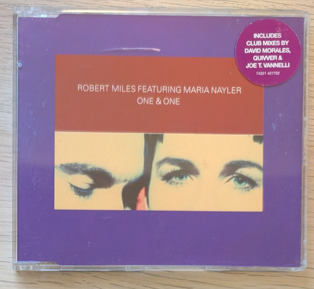 One & One by Robert Miles Featuring Maria Nayler (CD, 1996)
