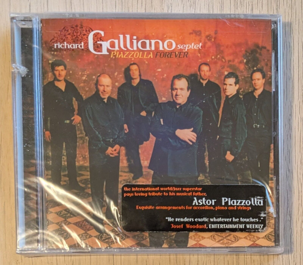 Piazzolla Forever by Richard Galliano Septet (CD, 2003) SEALED