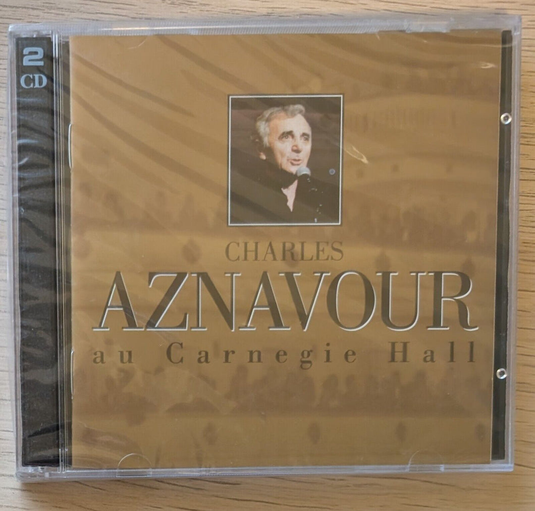 Au Carnegie Hall by Charles Aznavour (CD, 1996) SEALED
