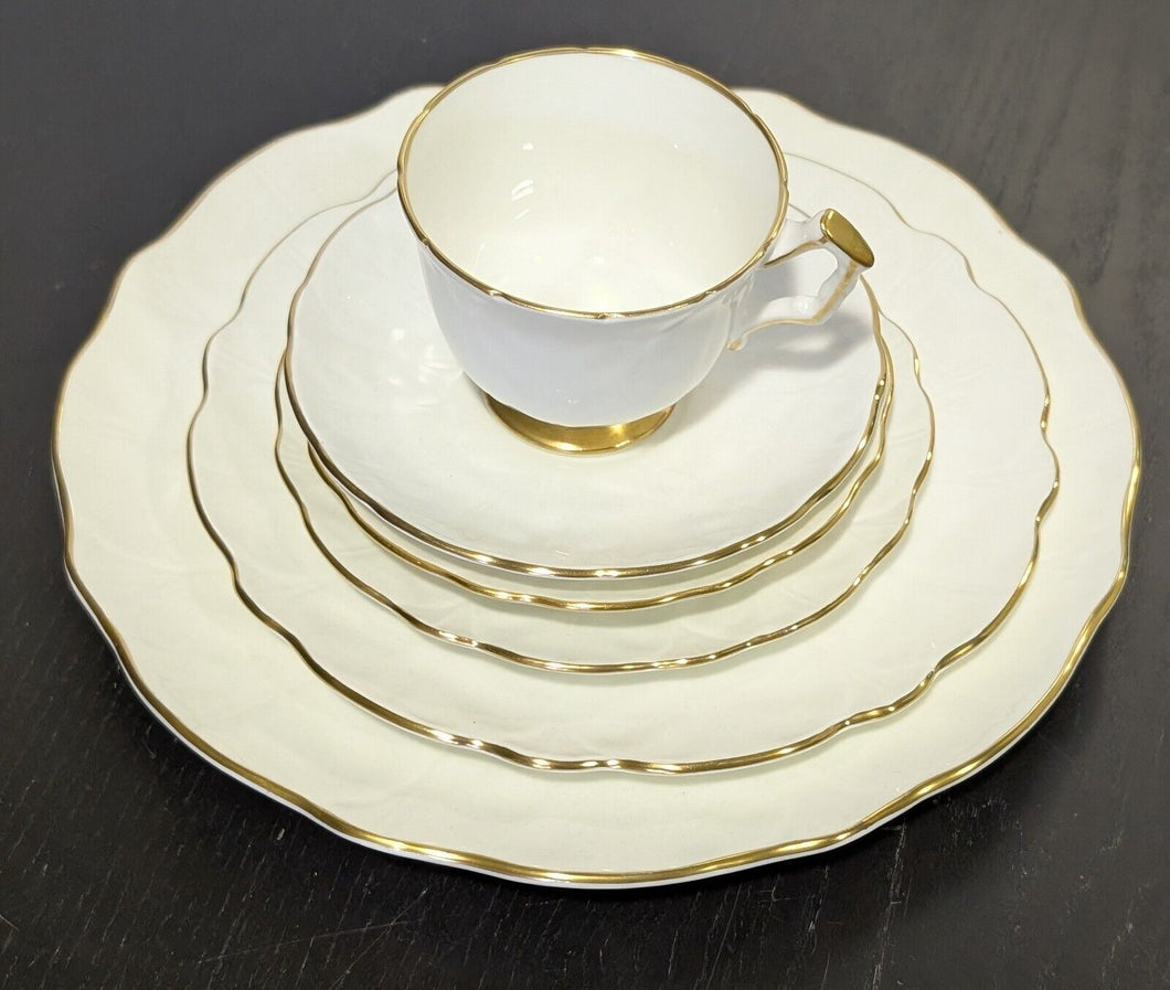 Vintage Aynsley Golden Crocus Tea Cup And Plate Set