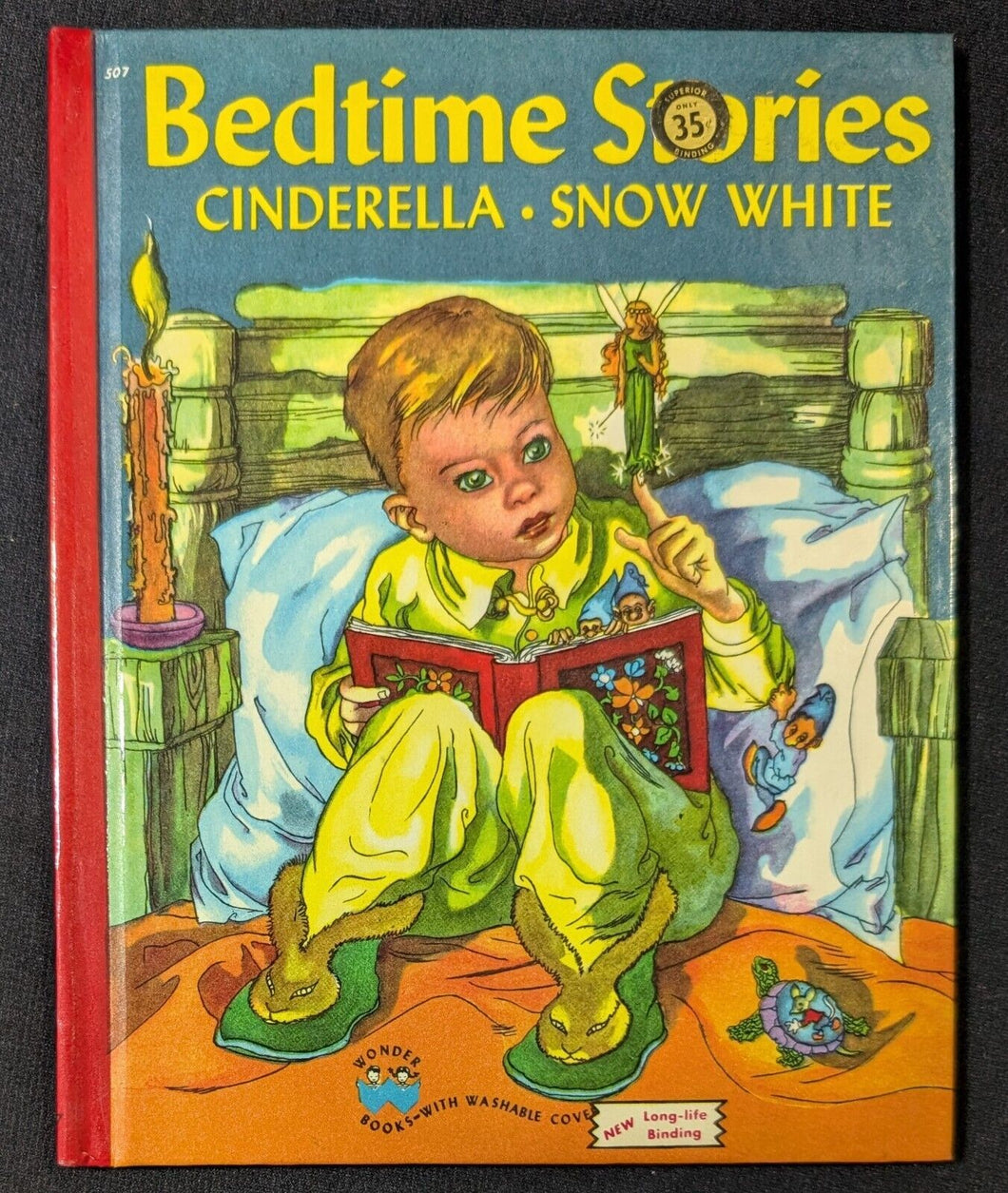 Bedtime Stories Cinderella - Now White by Eleanor Graham (1946, Wonder Book)