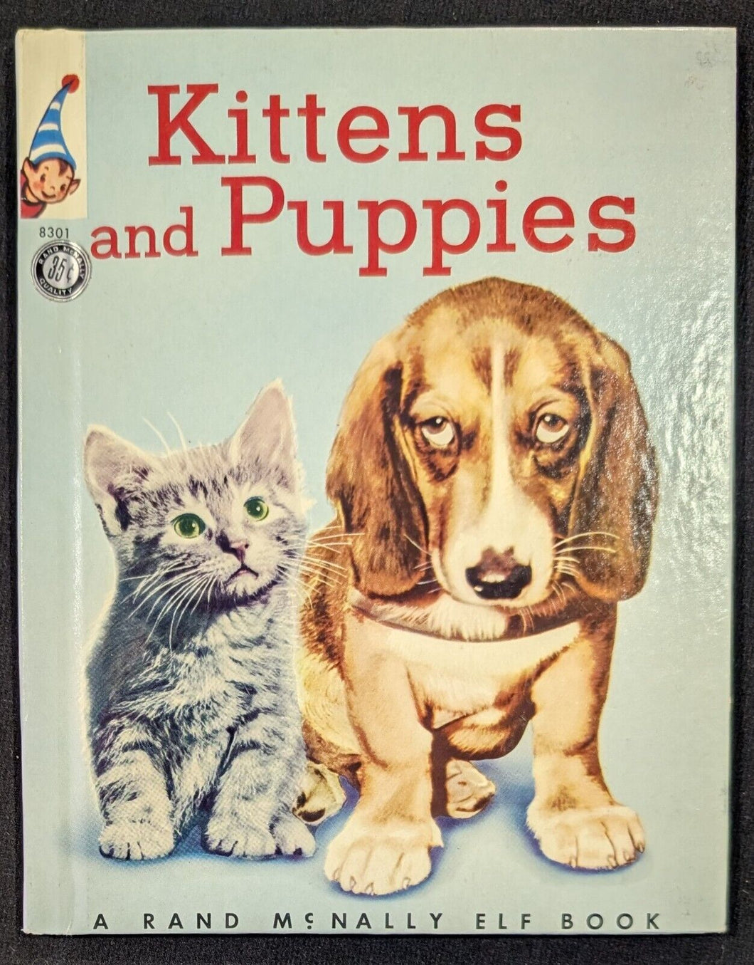 Kittens and Puppies by Peggy Burrows (1959, Rand McNally Elf Book)