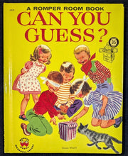 Load image into Gallery viewer, Can you Guess? Romper Room Book by Leonore Kllein (1953, Wonder Book)
