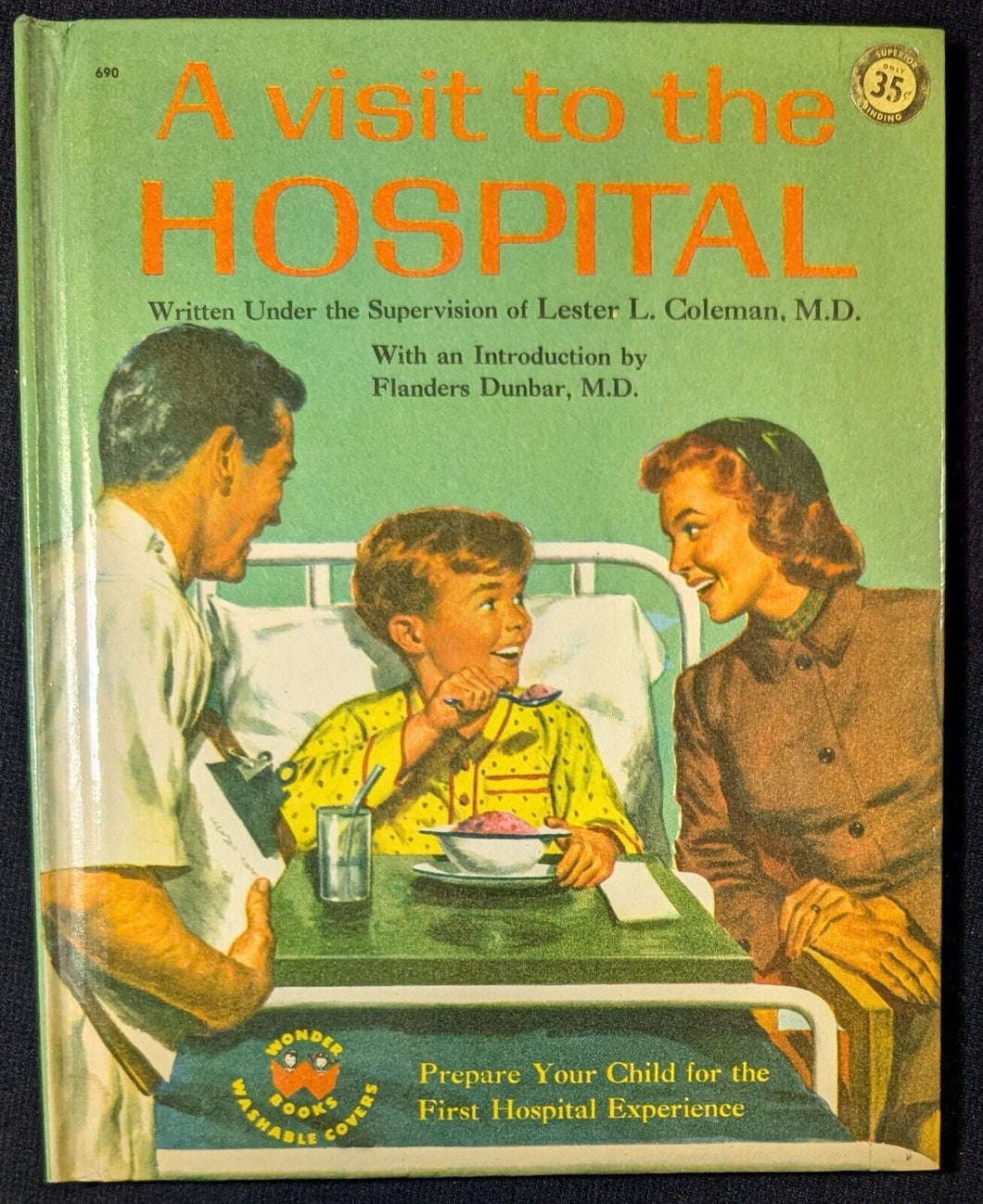 A Visit To The Hospital by Lester L. Coleman (1958, Wonder Books)