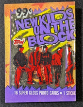 Load image into Gallery viewer, 1989 Vintage Topps New Kids On The Block Trading Cards 37 Packs + 1 Bonus Pack
