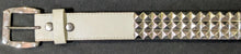 Load image into Gallery viewer, 1980’s Vintage Silver Tone Leather Belt Lot of 2
