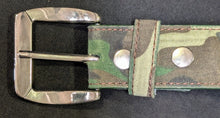 Load image into Gallery viewer, 1980’s Vintage Silver Tone Leather Belt Lot of 2
