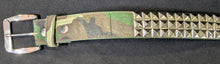 Load image into Gallery viewer, 1980’s Vintage Silver Tone Leather Belt Lot of 2
