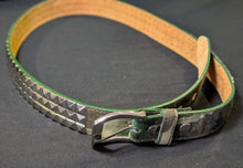 Load image into Gallery viewer, 1980’s Vintage Silver Tone Leather Belt Lot of 2
