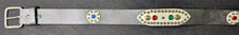 Load image into Gallery viewer, 1980’s Vintage Silver Tone Leather Belt Lot of 2
