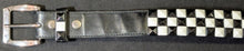 Load image into Gallery viewer, 1980’s Rocker Style Silver Tone Black Leather Belt Lot of 3
