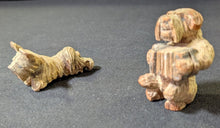 Load image into Gallery viewer, Hand-Carved Wooden Dog Figurines (Dog and Musician)
