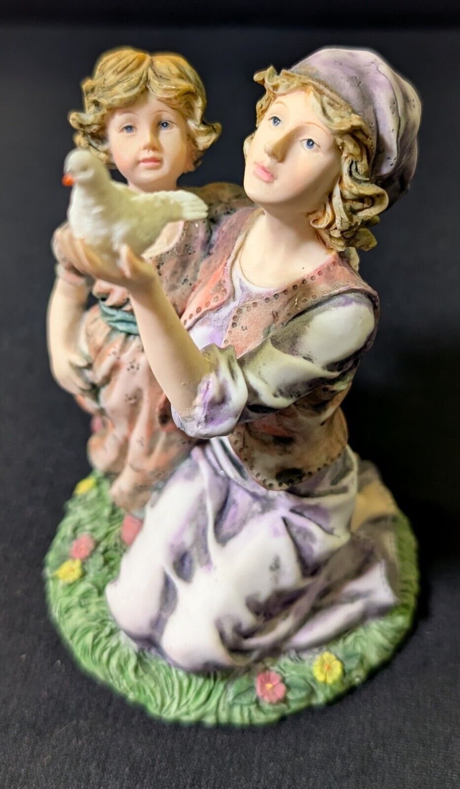 Mother and Child Figurine with Bird
