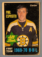 Load image into Gallery viewer, 1969-70 O-Pee-Chee Phil Esposito All-Star Hockey Card - Boston Bruins
