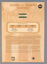 Load image into Gallery viewer, Toronto Maple Leafs &quot;In The Game&quot; #TH-20 Franchise History Card
