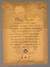 Load image into Gallery viewer, Mats Sundin Auto &quot;Bee Hive&quot; #216 Framed Card - Avalanche
