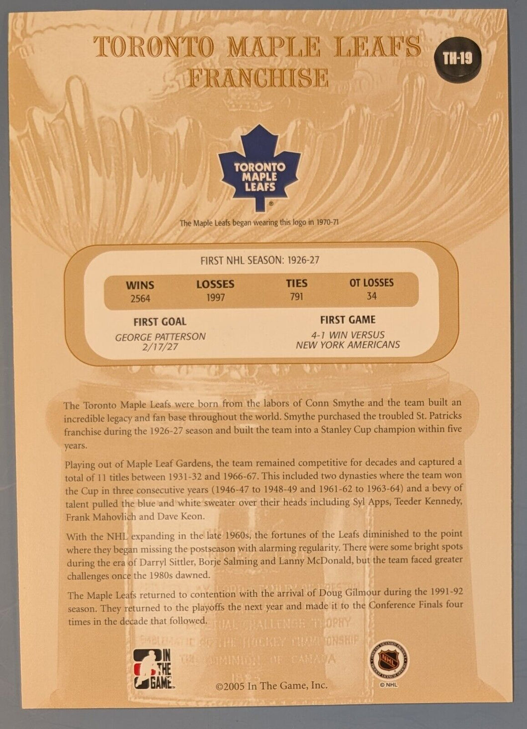 Toronto Maple Leafs 