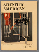 Load image into Gallery viewer, April 1963 Scientific American - Measurement of Aging - Vintage Science Magazine
