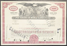 Load image into Gallery viewer, Vintage Stock Certificate Lot - Railroad, Airways, Chemicals, &amp; More - 7 Pieces
