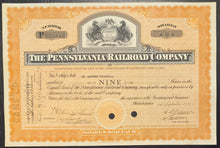 Load image into Gallery viewer, Vintage Stock Certificate Lot - Railroad, Airways, Chemicals, &amp; More - 7 Pieces
